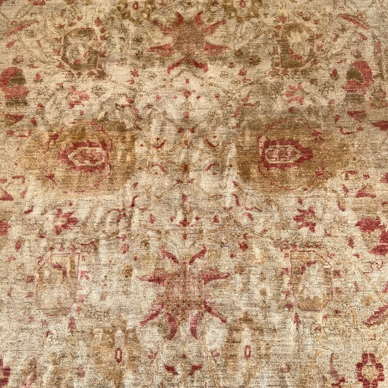 Wool Floral Vintage Carpet