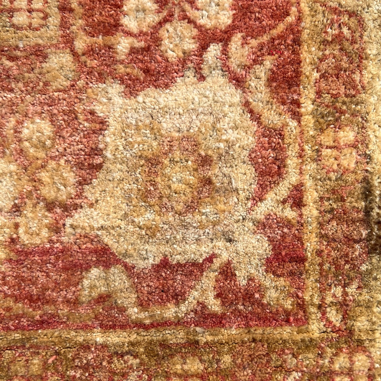 Wool Floral Vintage Carpet