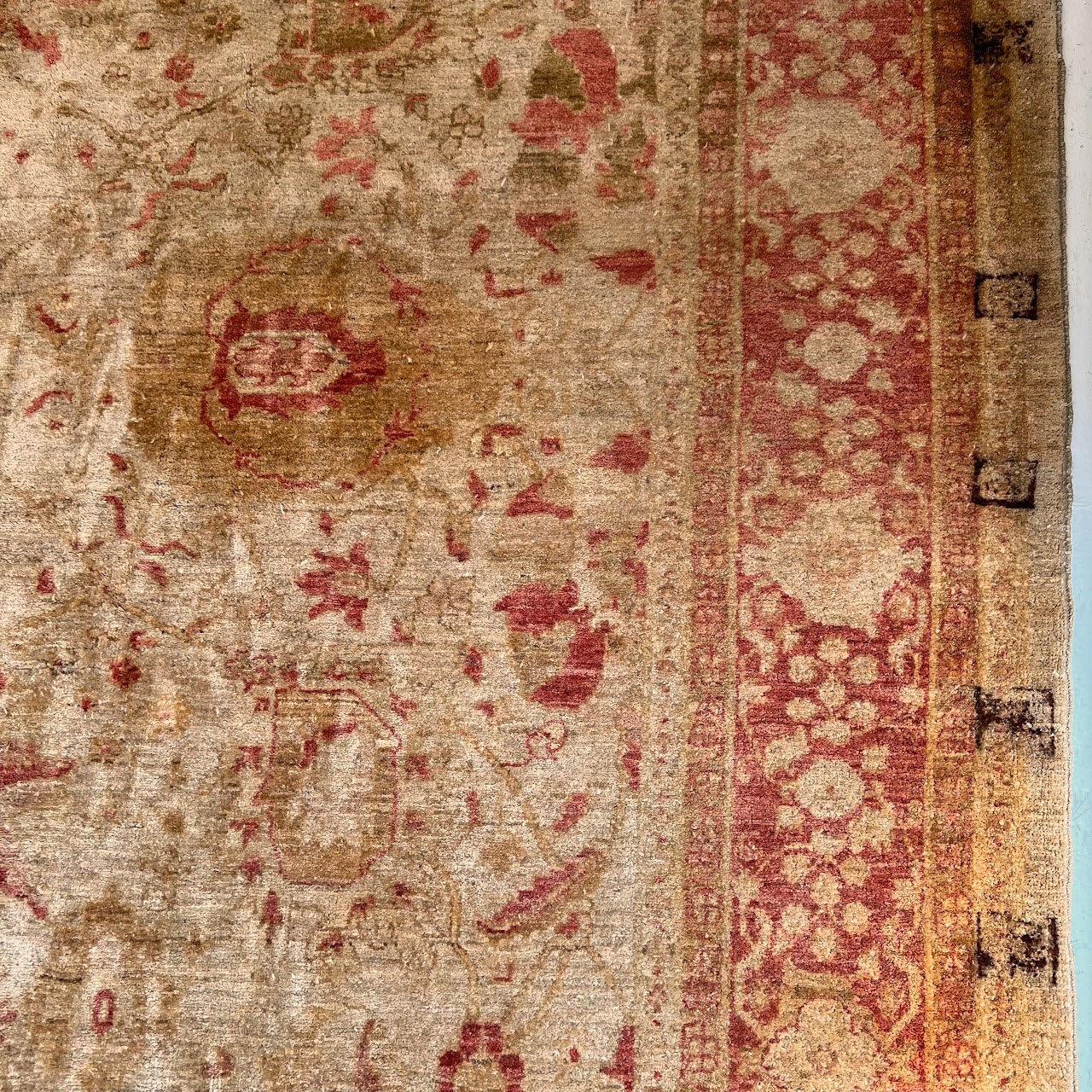 Wool Floral Vintage Carpet