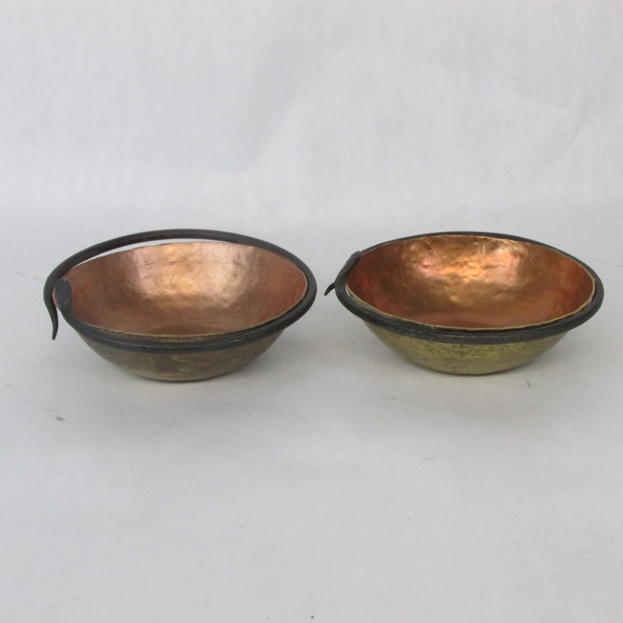 Mixed Metal Snake Rim Bowl Lot