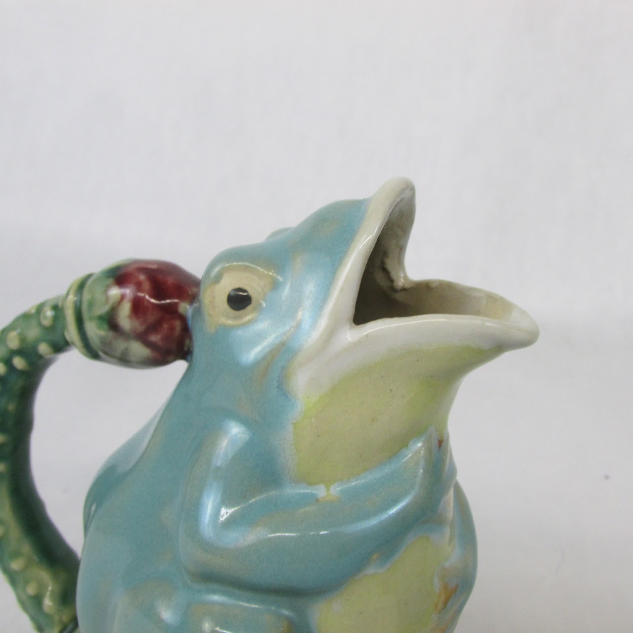 Frog & Lily Pad Ceramic Tea Service and Salt & Pepper Set