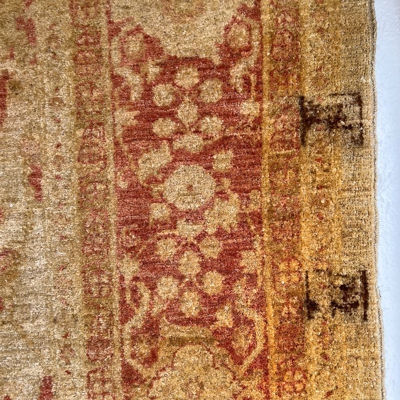 Wool Floral Vintage Carpet