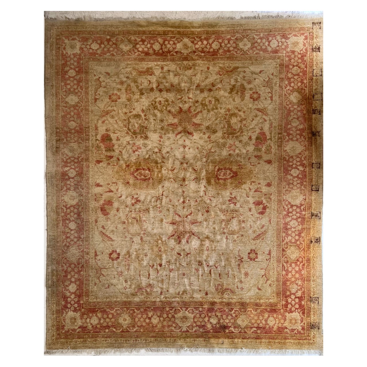 Wool Floral Vintage Carpet