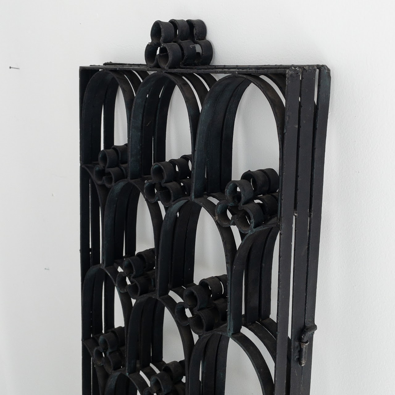 English Gothic Style Iron Three-Panel Gate