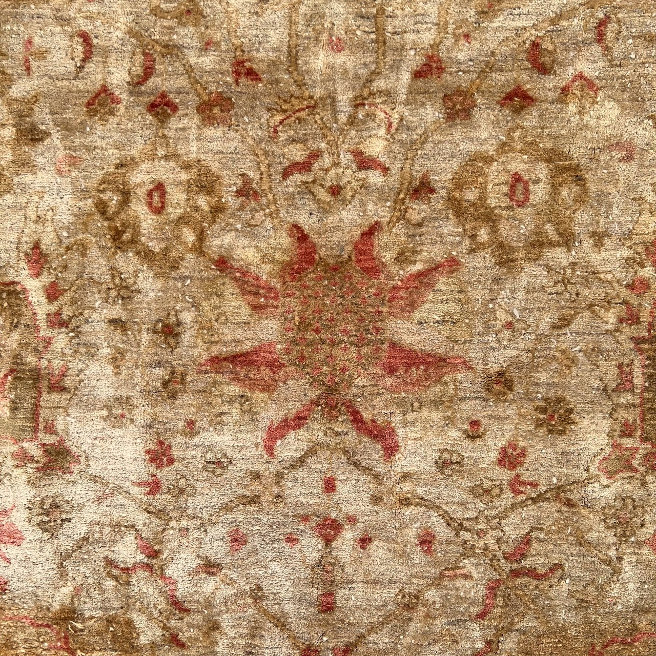 Wool Floral Vintage Carpet