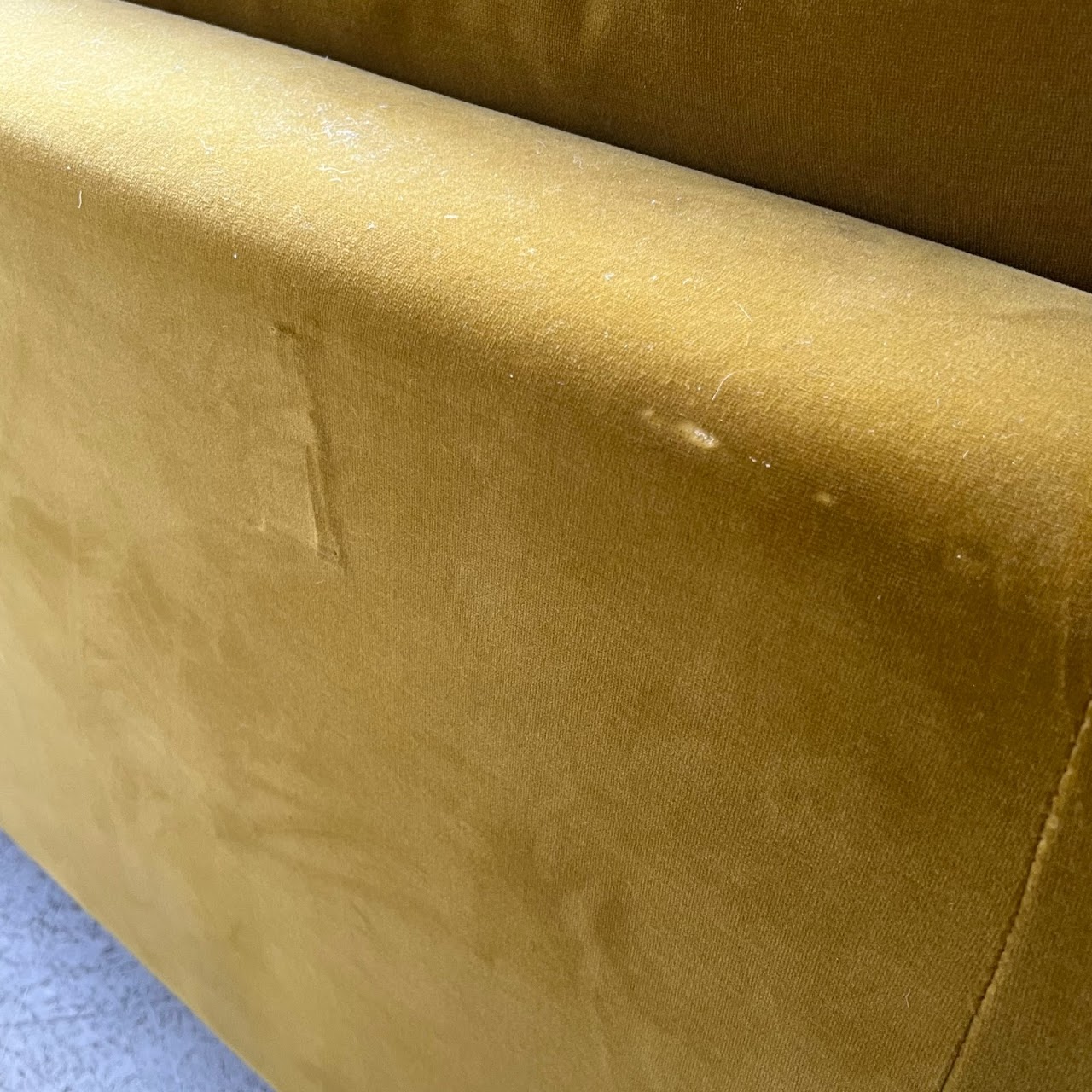 Article. Sven Yarrow Gold Sofa