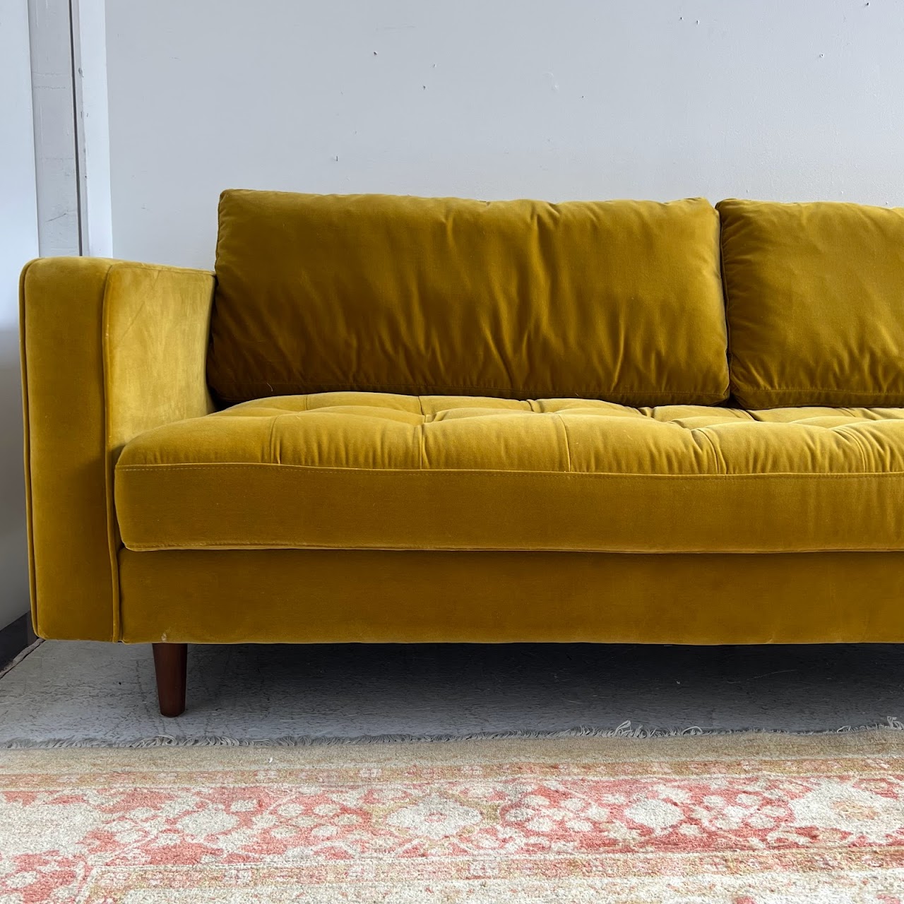 Article. Sven Yarrow Gold Sofa