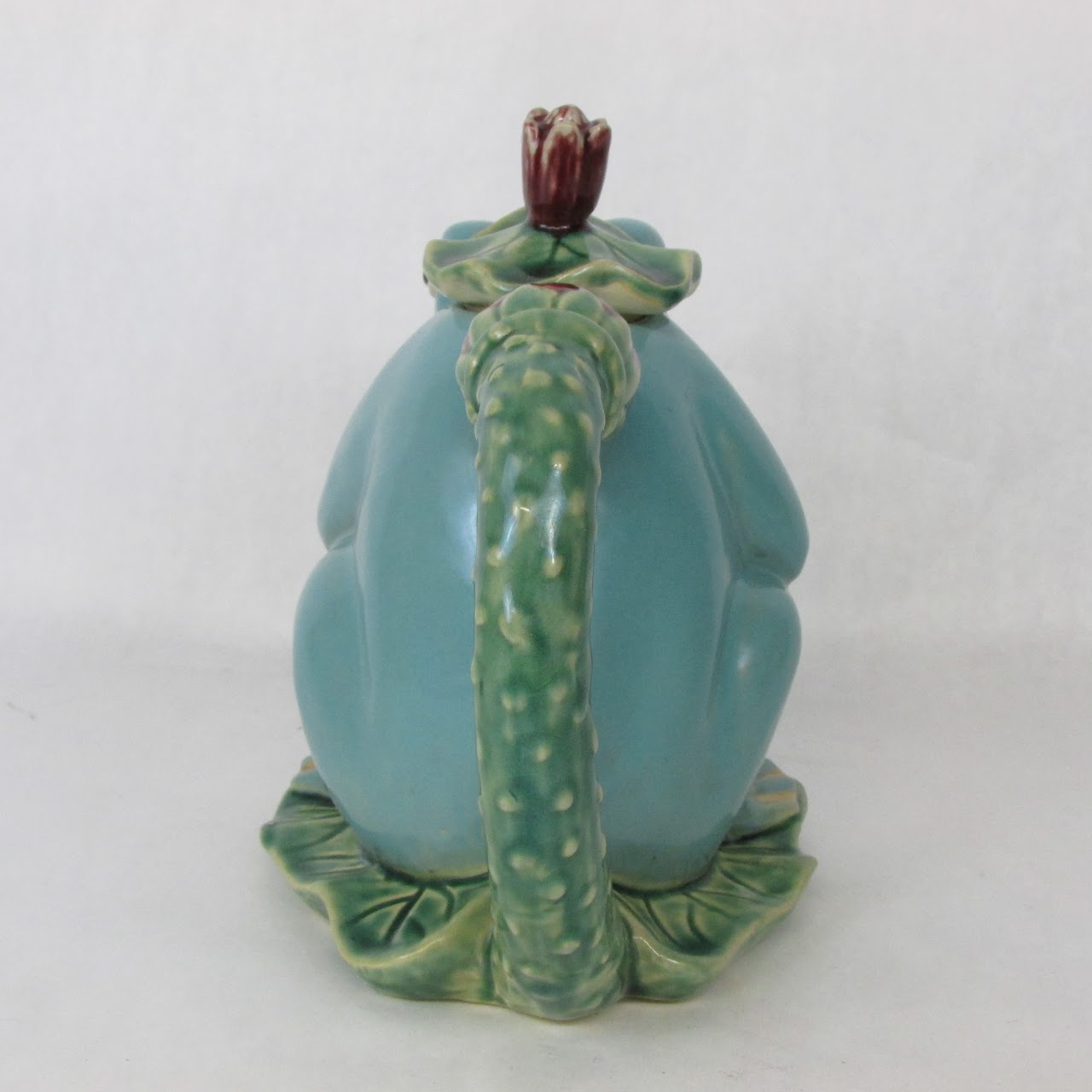 Frog & Lily Pad Ceramic Tea Service and Salt & Pepper Set