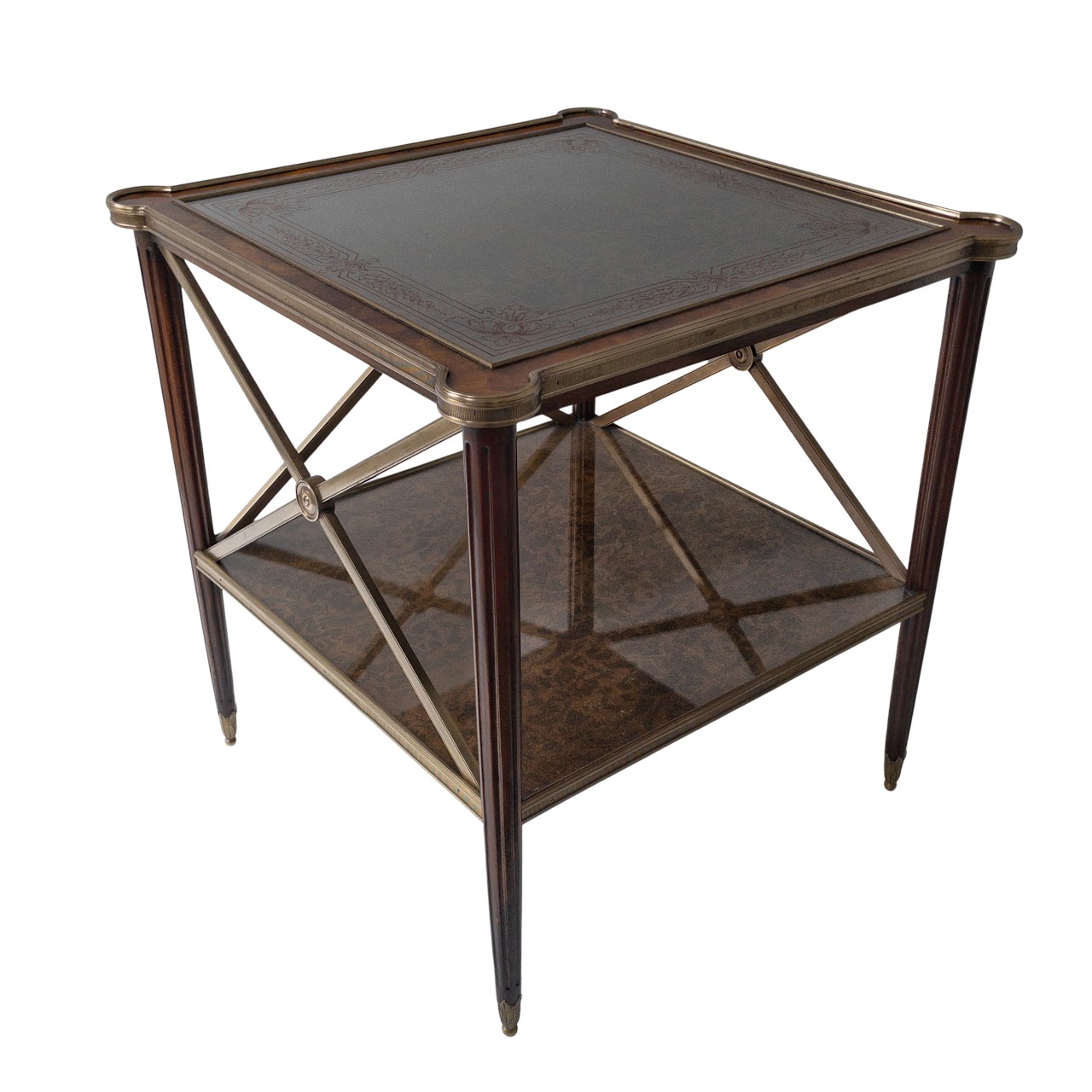 Theodore Alexander Églomisé End Table