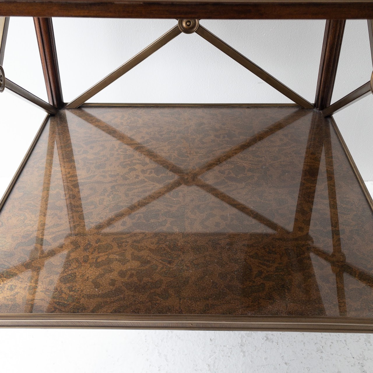 Theodore Alexander Églomisé End Table