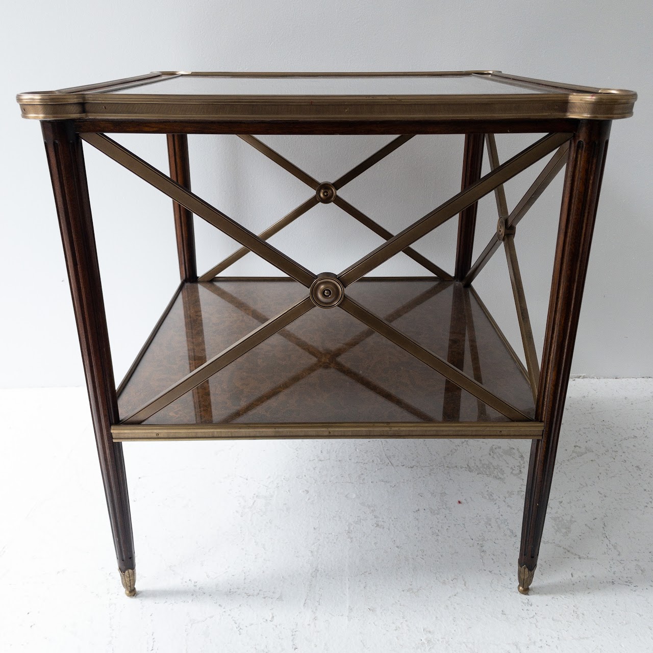 Theodore Alexander Églomisé End Table