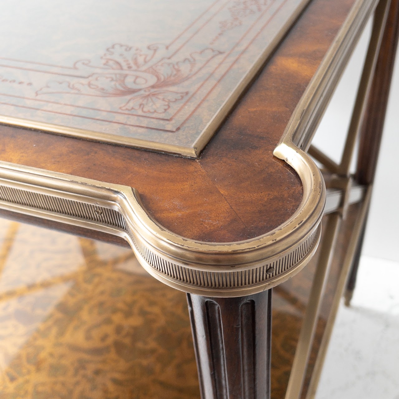 Theodore Alexander Églomisé End Table