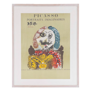 Picasso 'Portraits Imaginaires' Lithograph Exhibition Poster