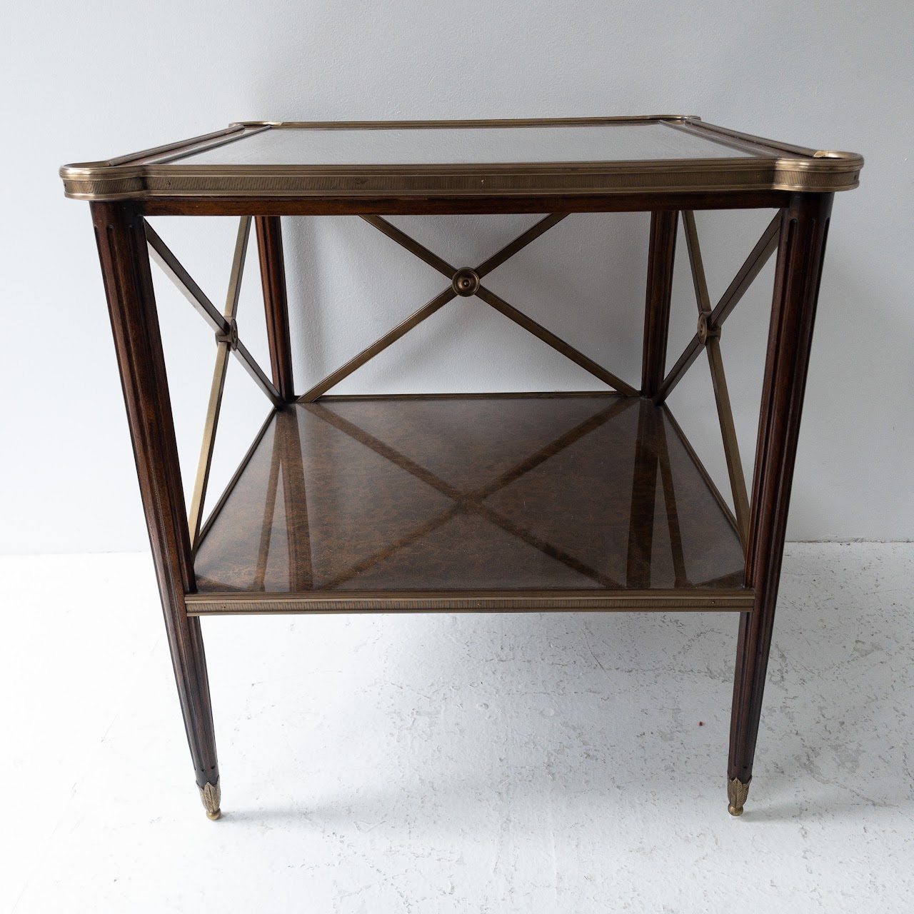 Theodore Alexander Églomisé End Table