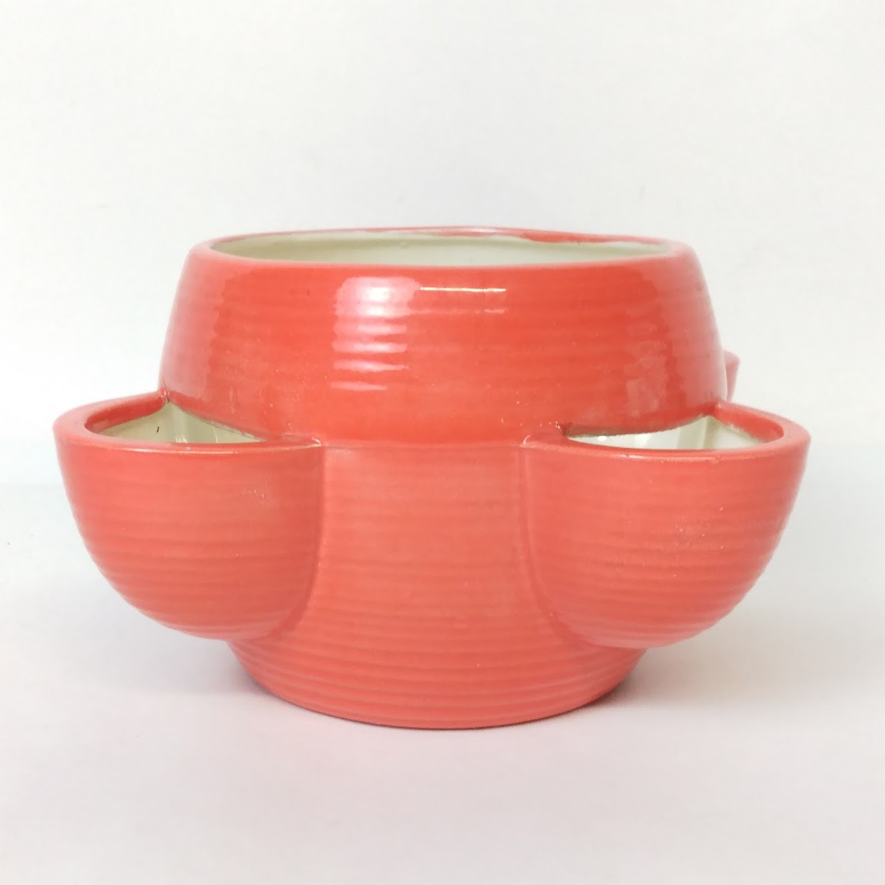 Ceramic  Signed Vintage Strawberry Pot