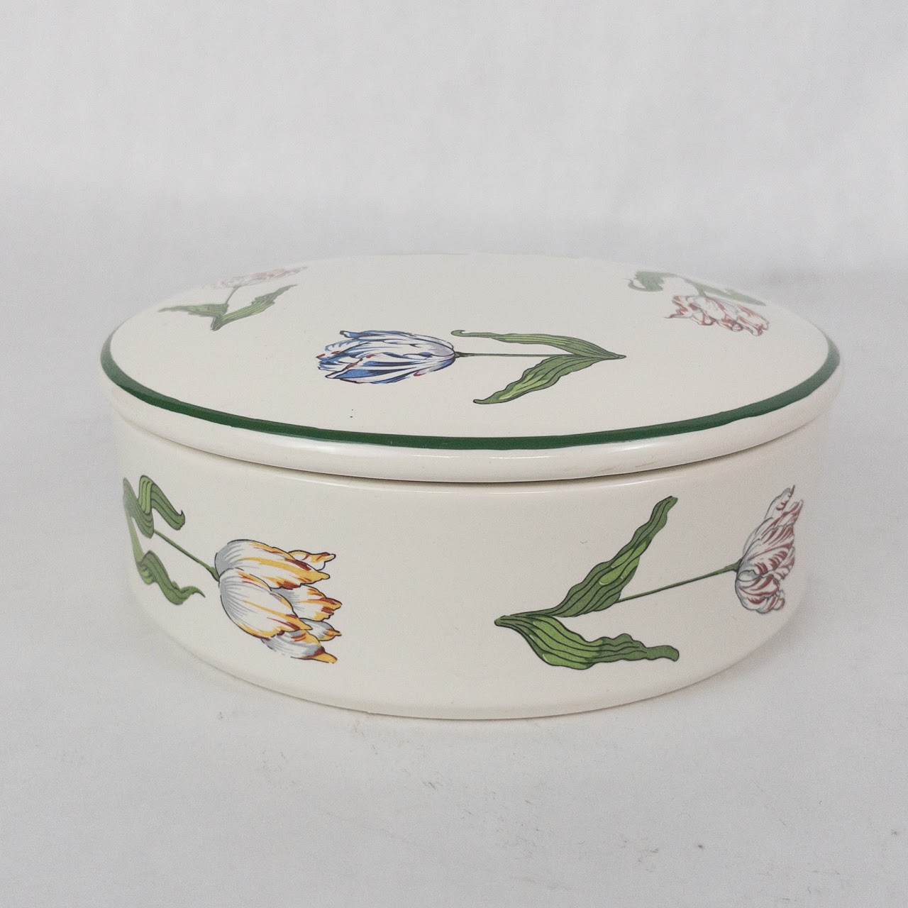 Tiffany & Co. 'Tiffany Tulips' Lidded Trinket Dish