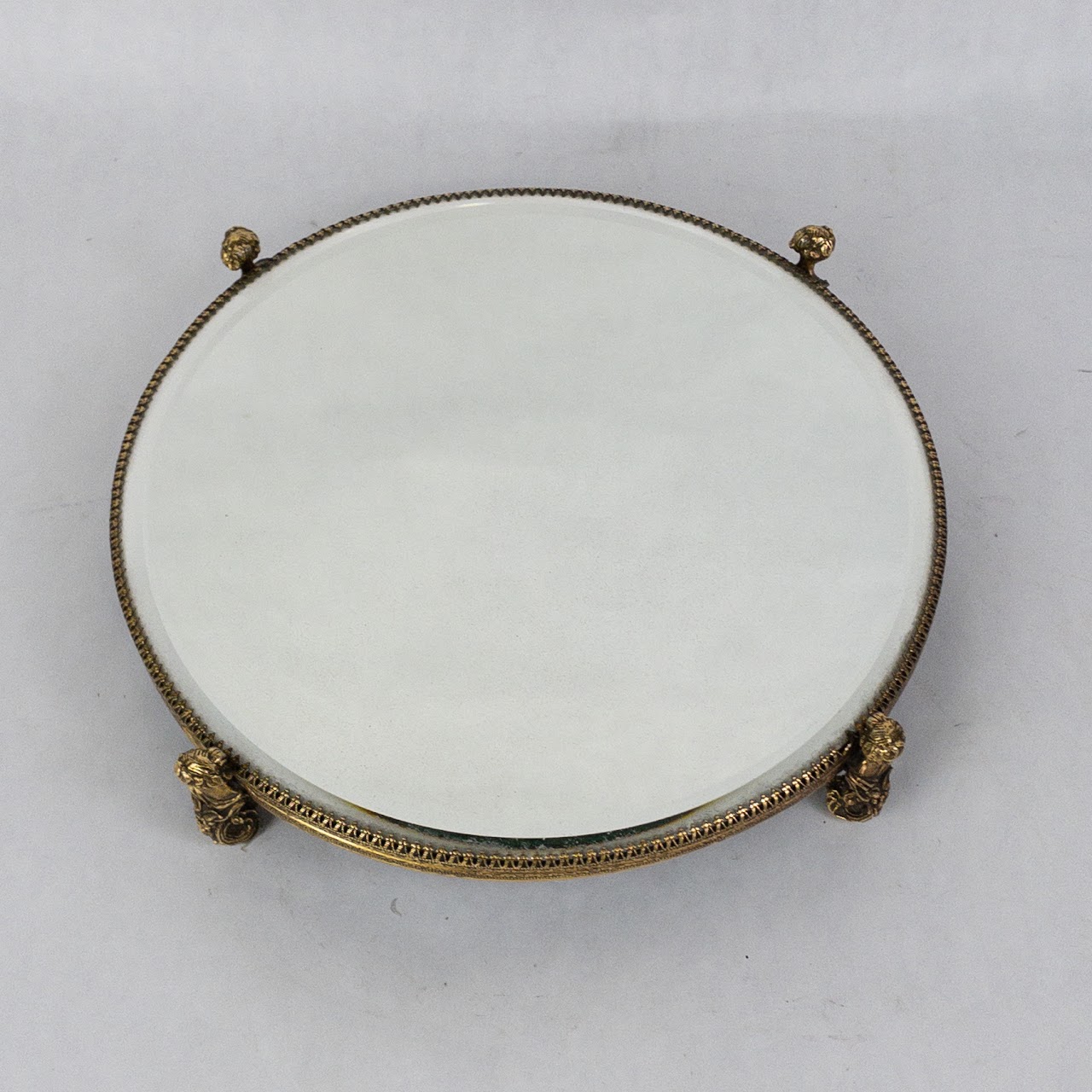 Decorative Brass Mirror Tray