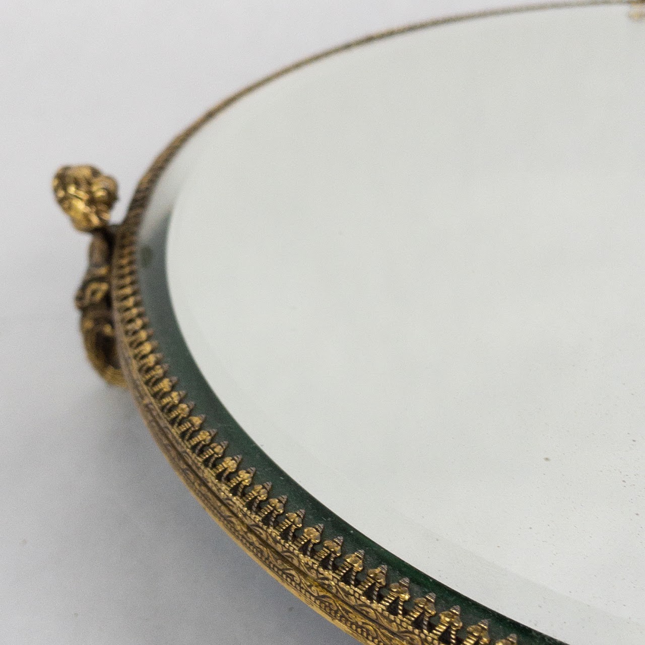 Decorative Brass Mirror Tray