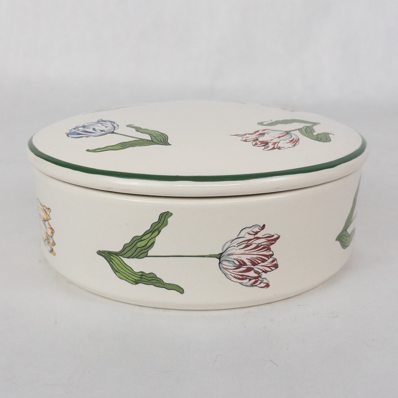 Tiffany & Co. 'Tiffany Tulips' Lidded Trinket Dish