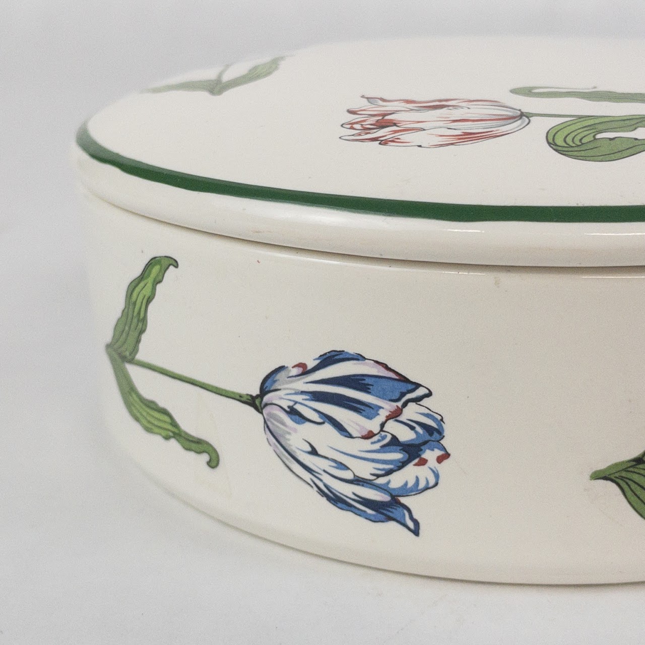 Tiffany & Co. 'Tiffany Tulips' Lidded Trinket Dish