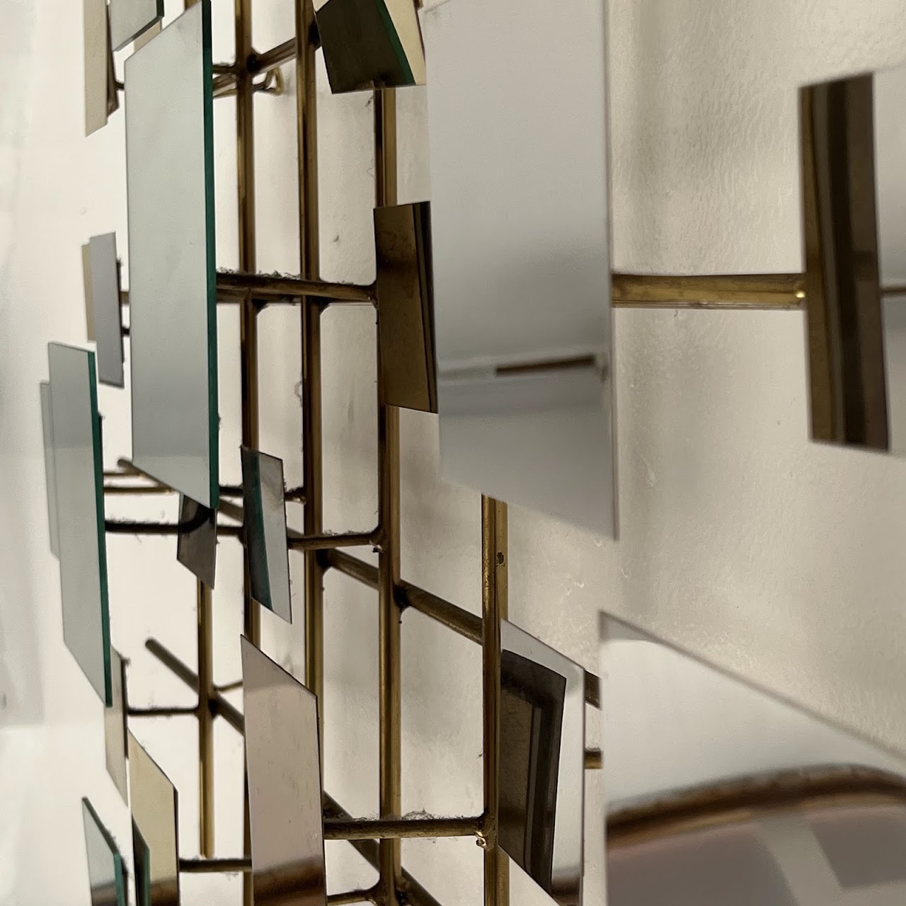 Curtis Jeré Style Mirrored Wall Sculpture