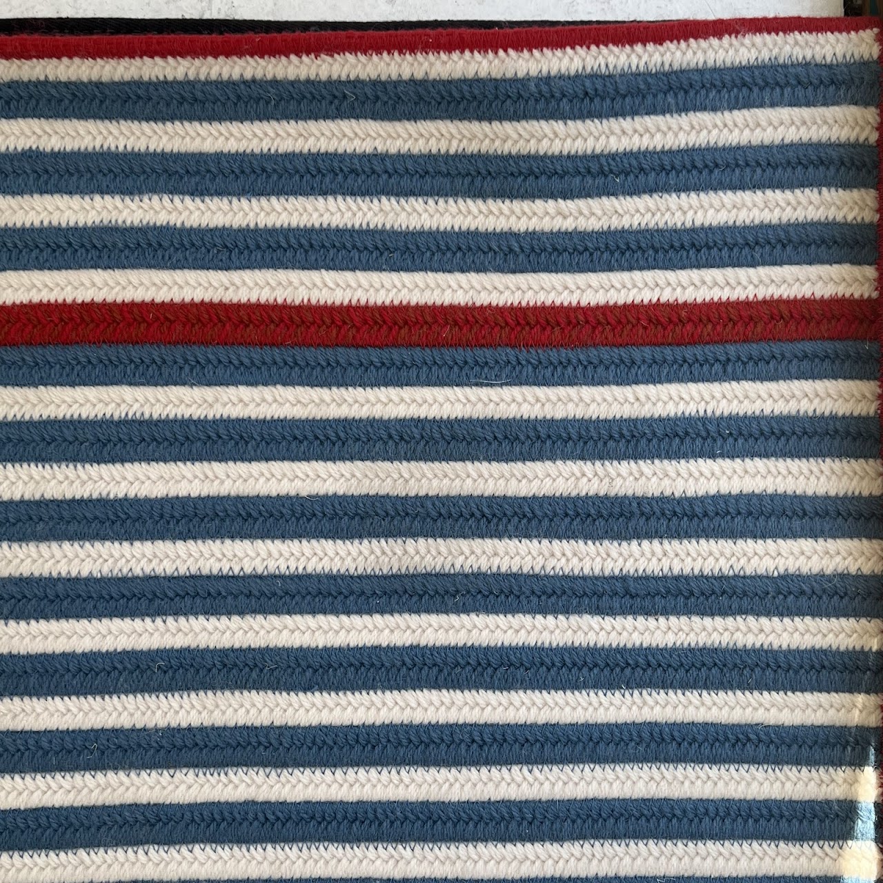 Wool Striped Area Rug