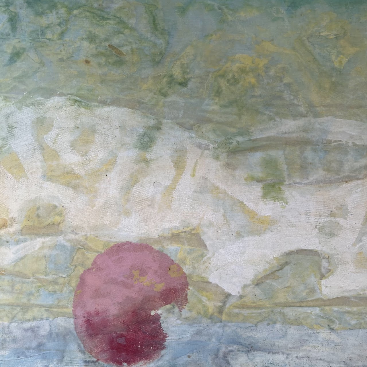 'Beach Ball' Large Scale Contemporary Mixed Media Painting