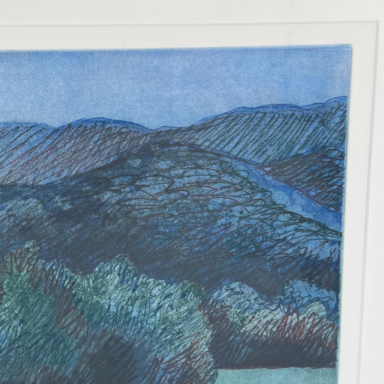 Michael Arike 'Evening Shadows' Signed Aquatint Etching