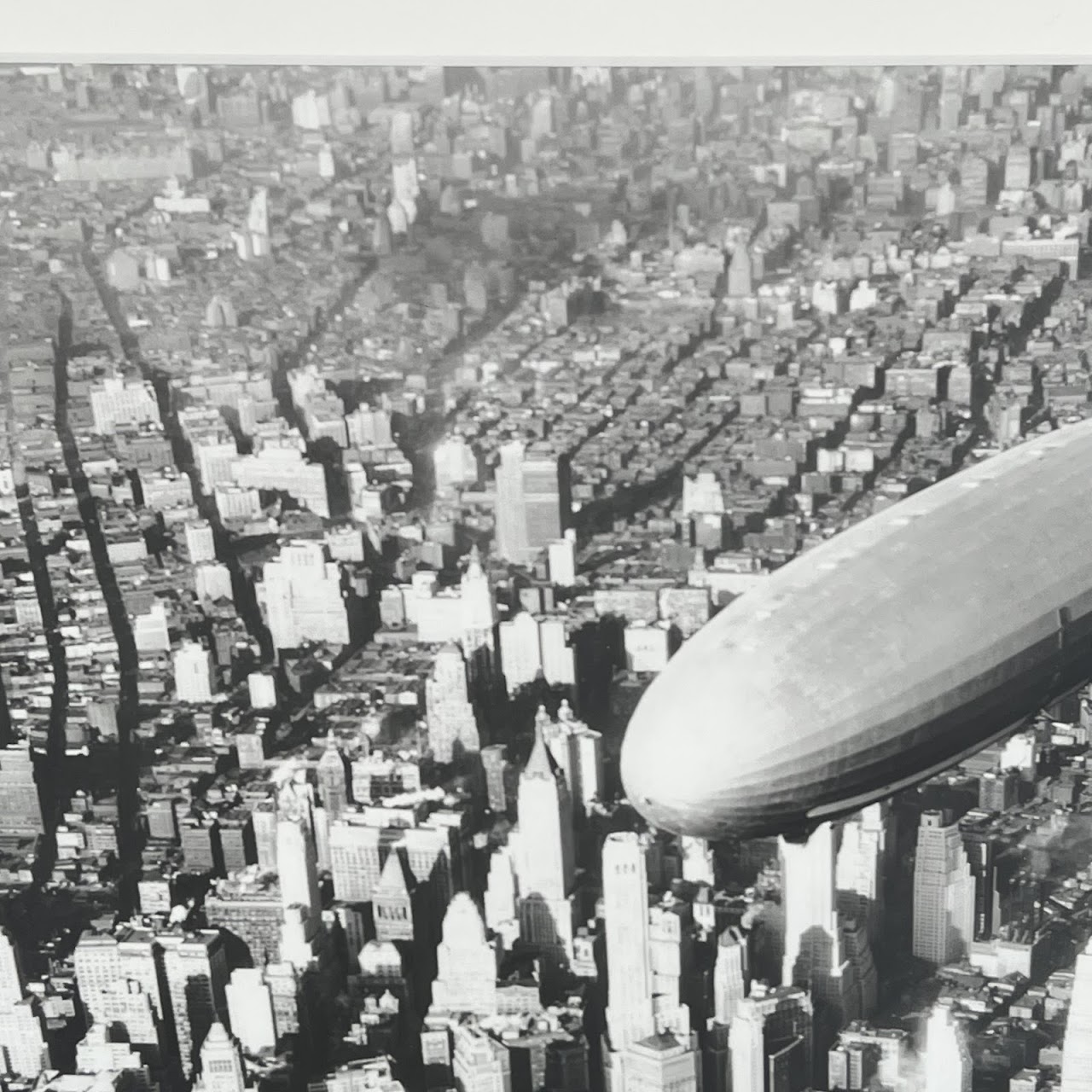 'The Akron in Flight Over NYC, 1931' Photograph