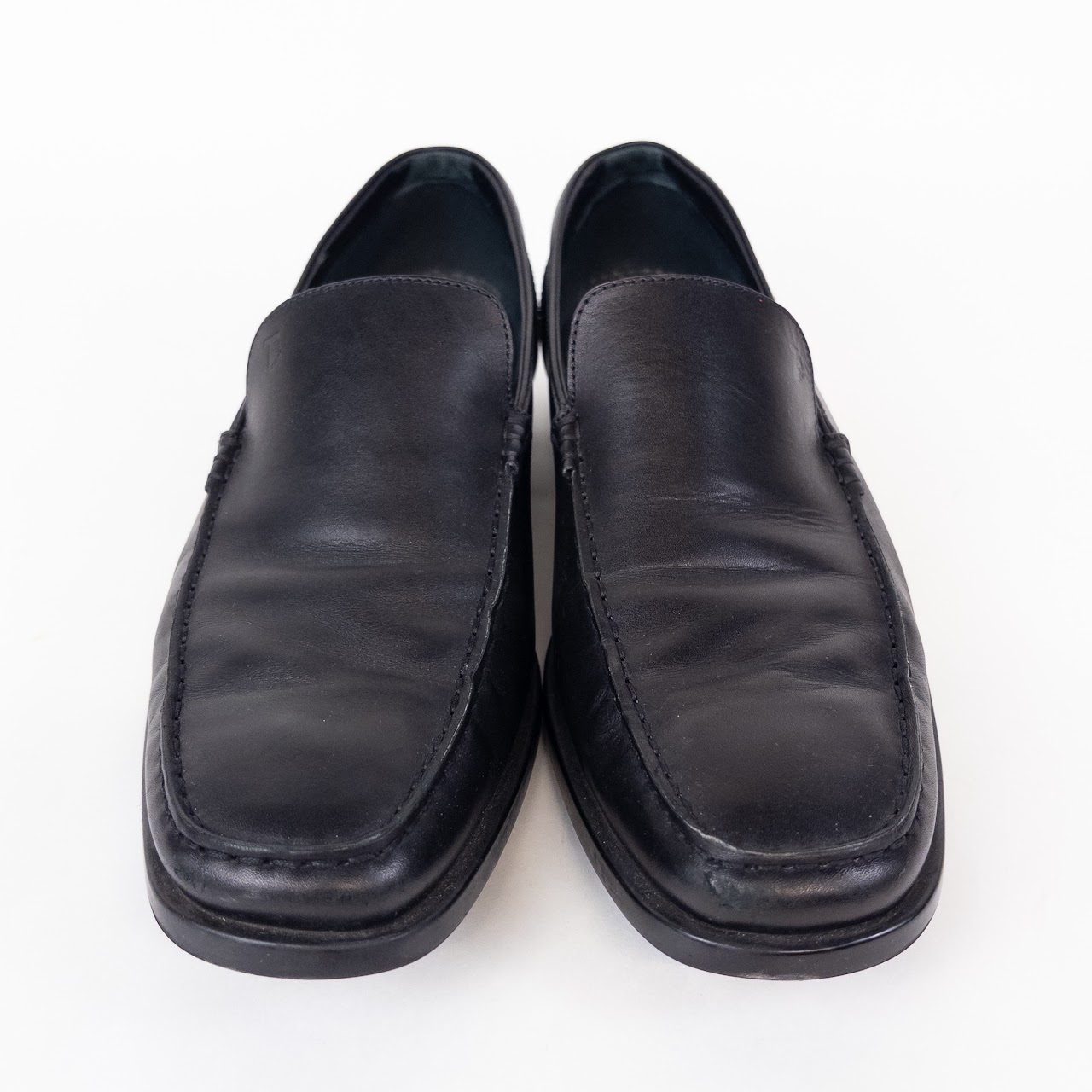 Tod's Black Leather Loafers