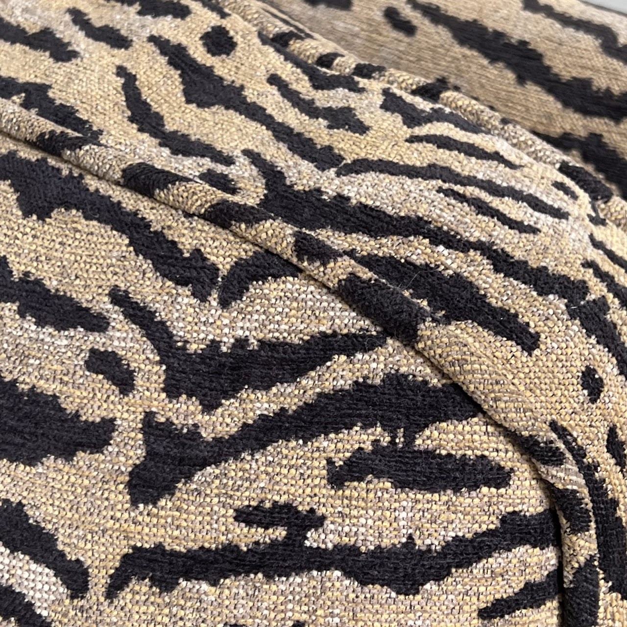 House of Hackney Tasseled Tiger Stripe Club Chair