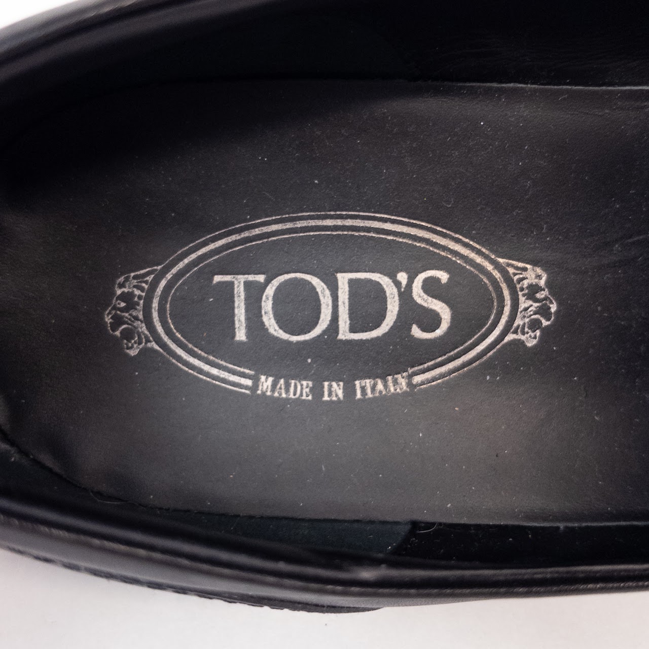 Tod's Black Leather Loafers