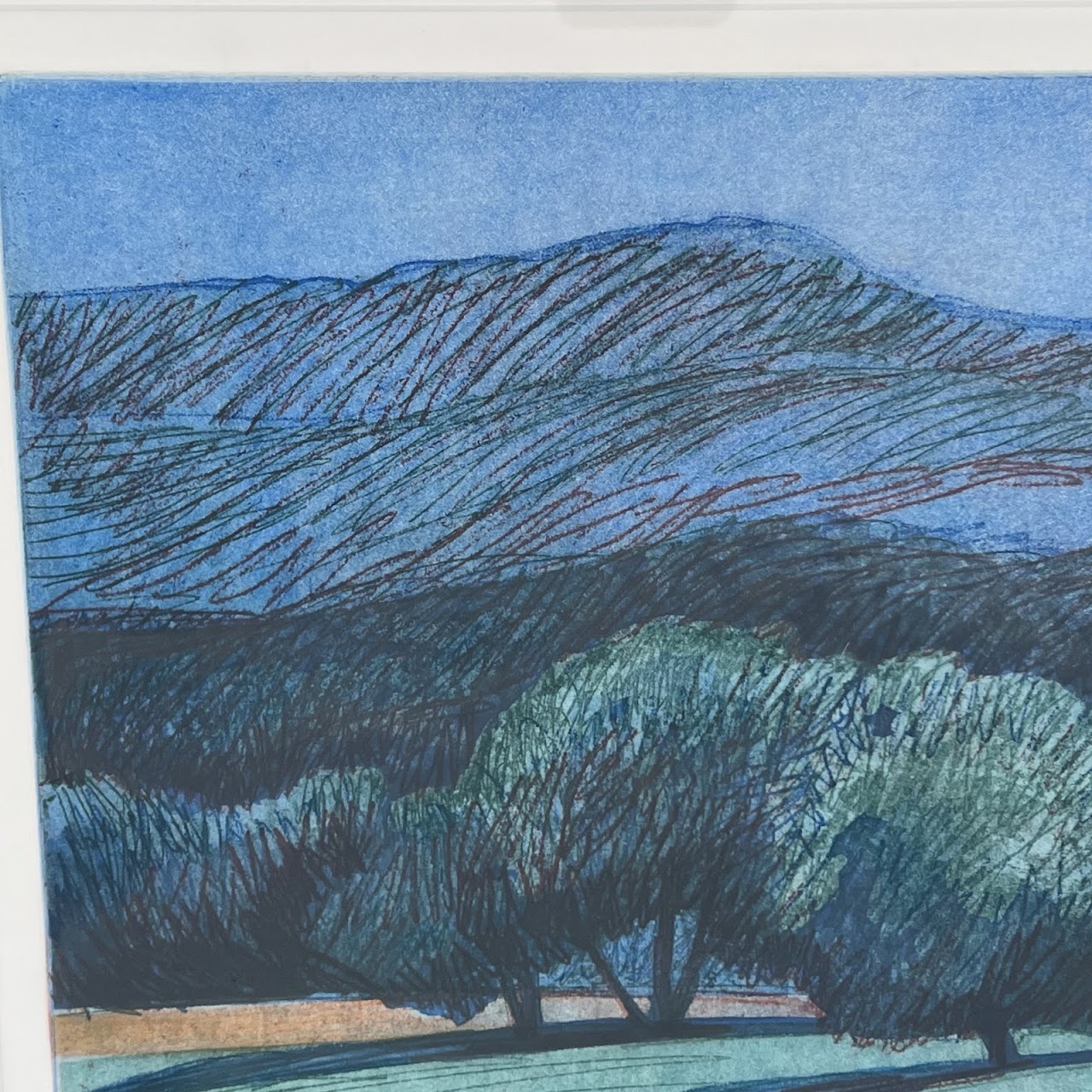 Michael Arike 'Evening Shadows' Signed Aquatint Etching