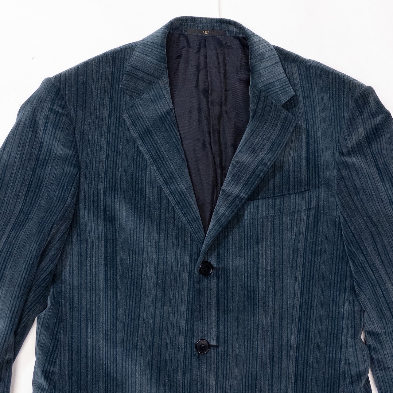 Valentino Striated Velvet Sport Jacket