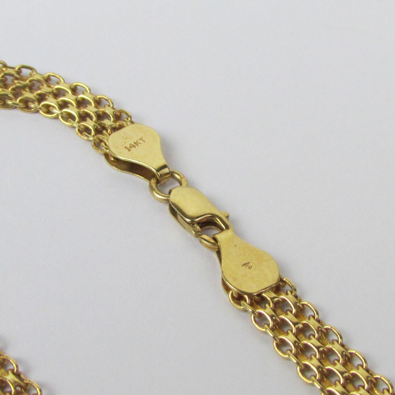 14K Gold Fancy Link Bracelet