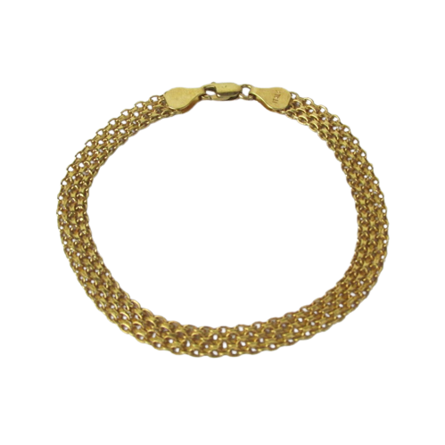 14K Gold Fancy Link Bracelet