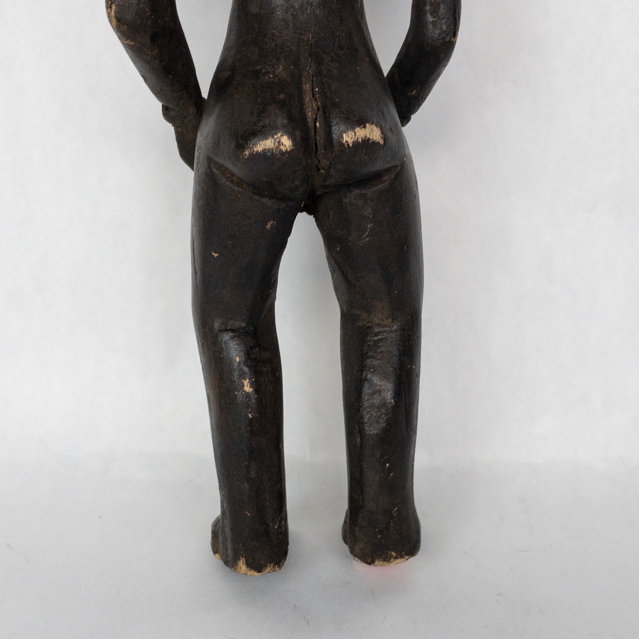 Wood Female Fertility Figure Statuette