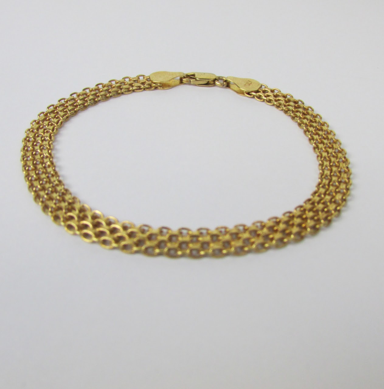 14K Gold Fancy Link Bracelet