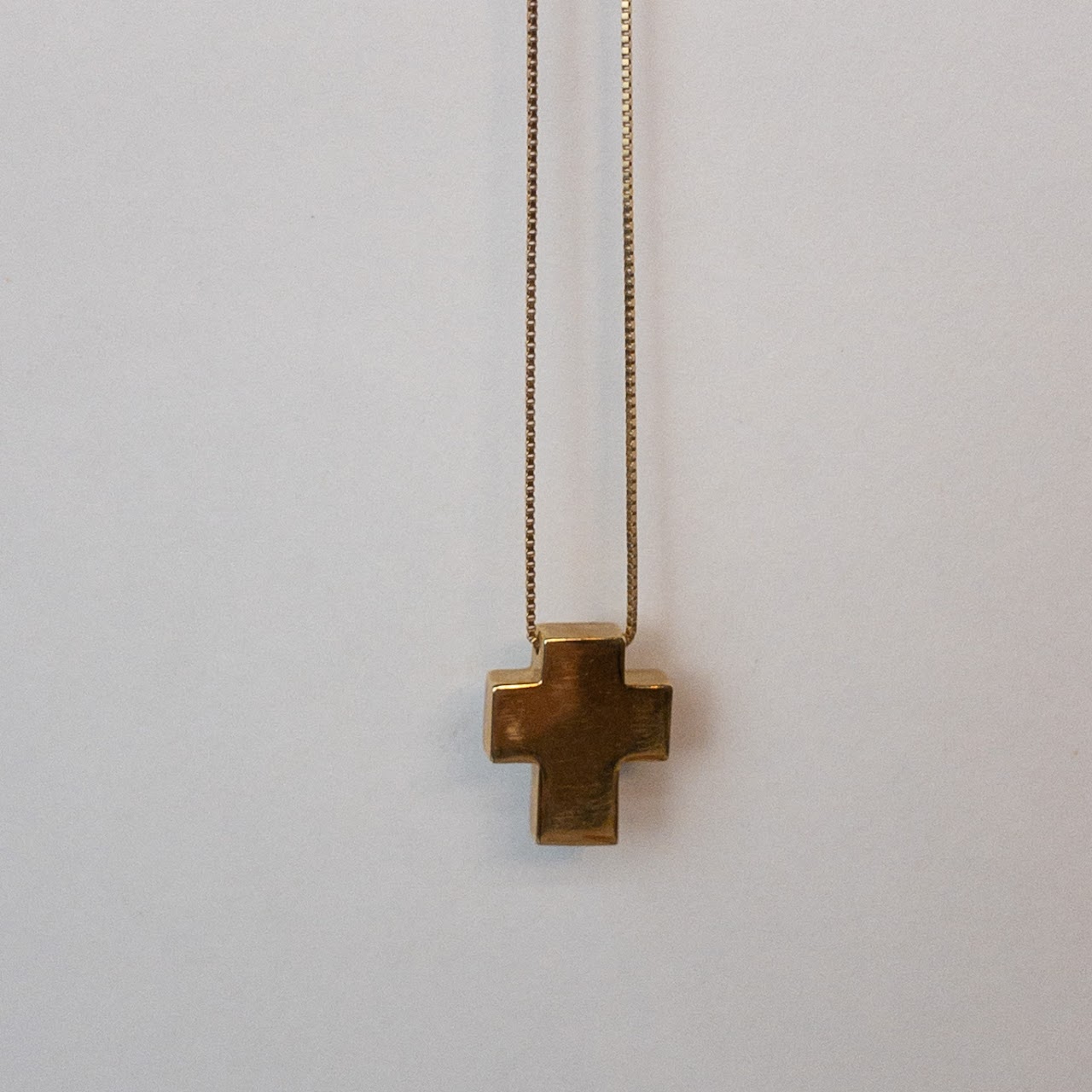 14K Gold Cross Pendant