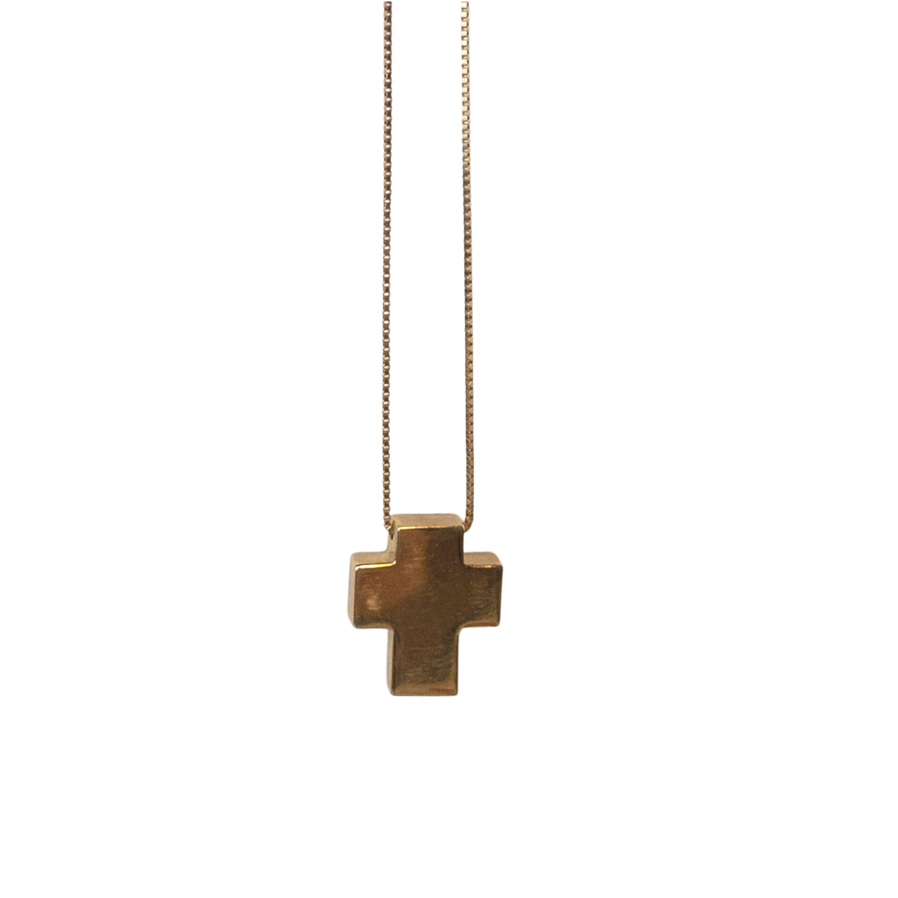 14K Gold Cross Pendant