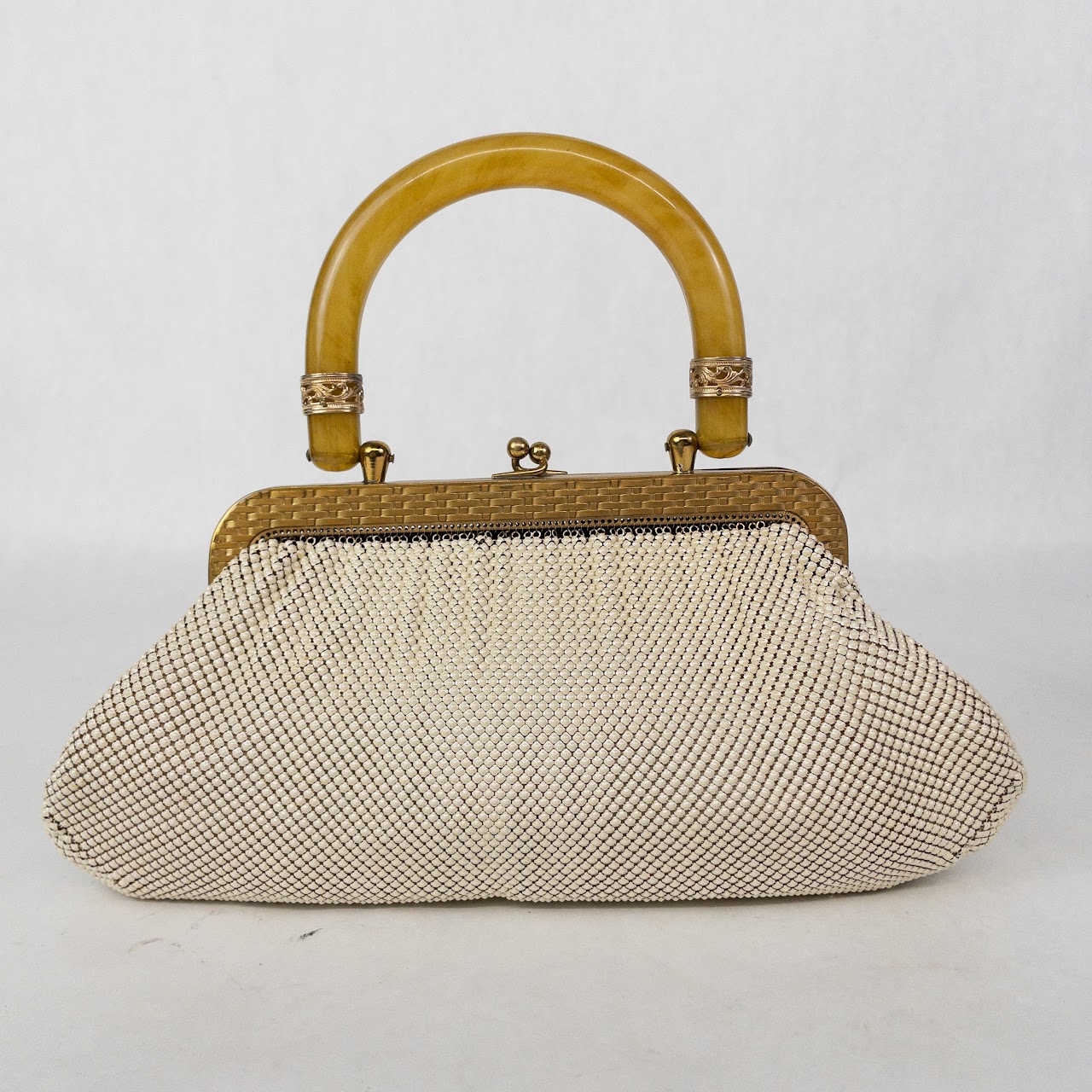 Whiting & Davis Vintage Mesh Framed Purse