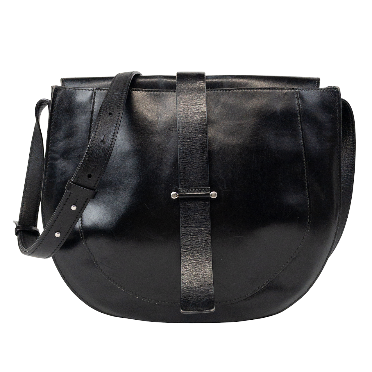 Jil Sander Leather Saddle Bag