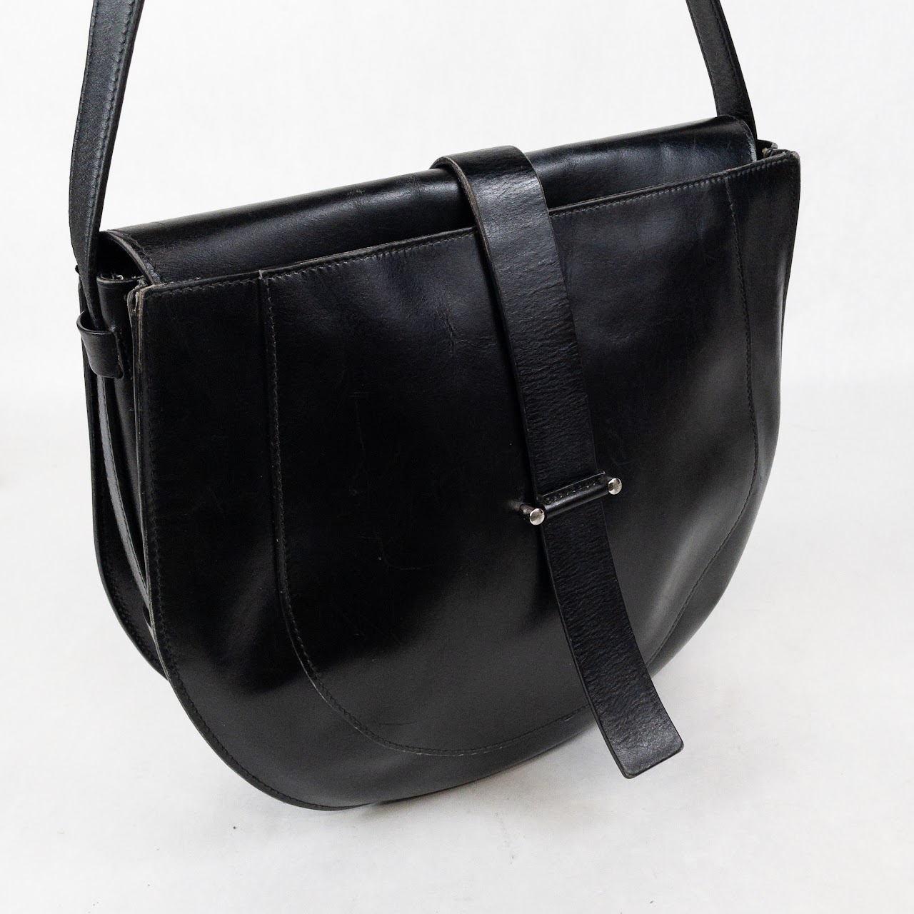 Jil Sander Leather Saddle Bag