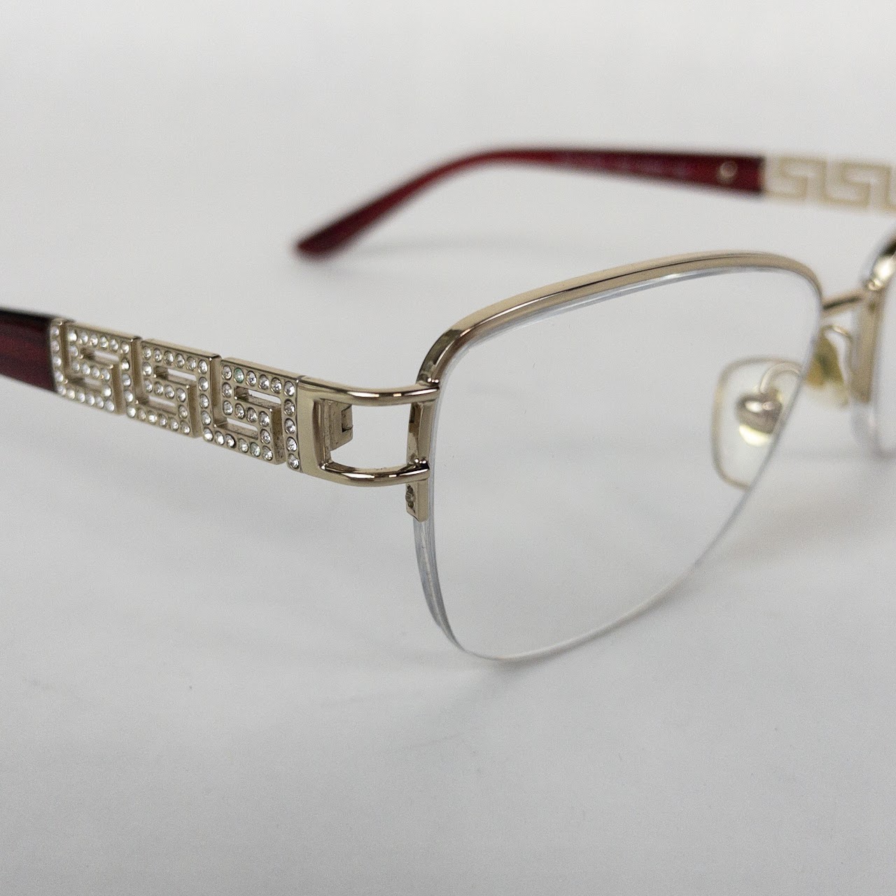 Versace Half Rim Rx Eyeglasses