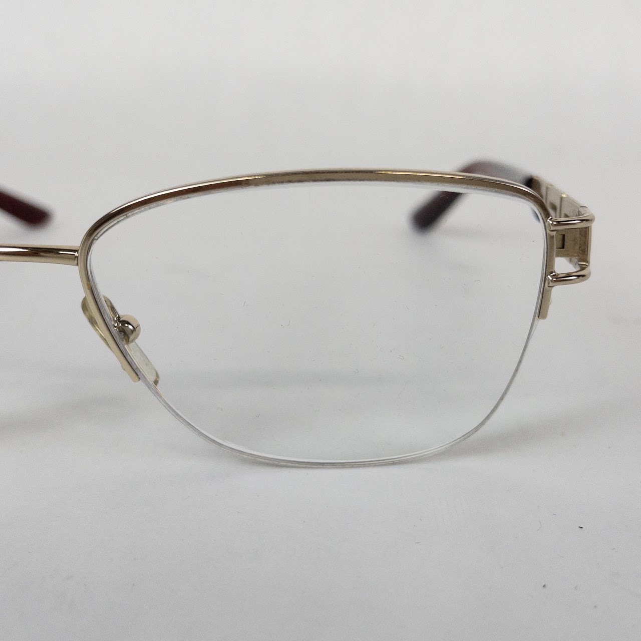 Versace Half Rim Rx Eyeglasses