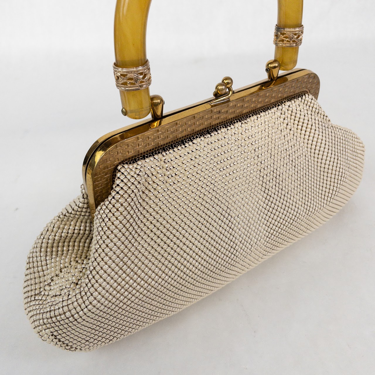 Whiting & Davis Vintage Mesh Framed Purse