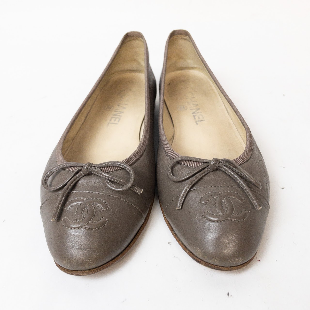 Chanel Leather Ballet Flats