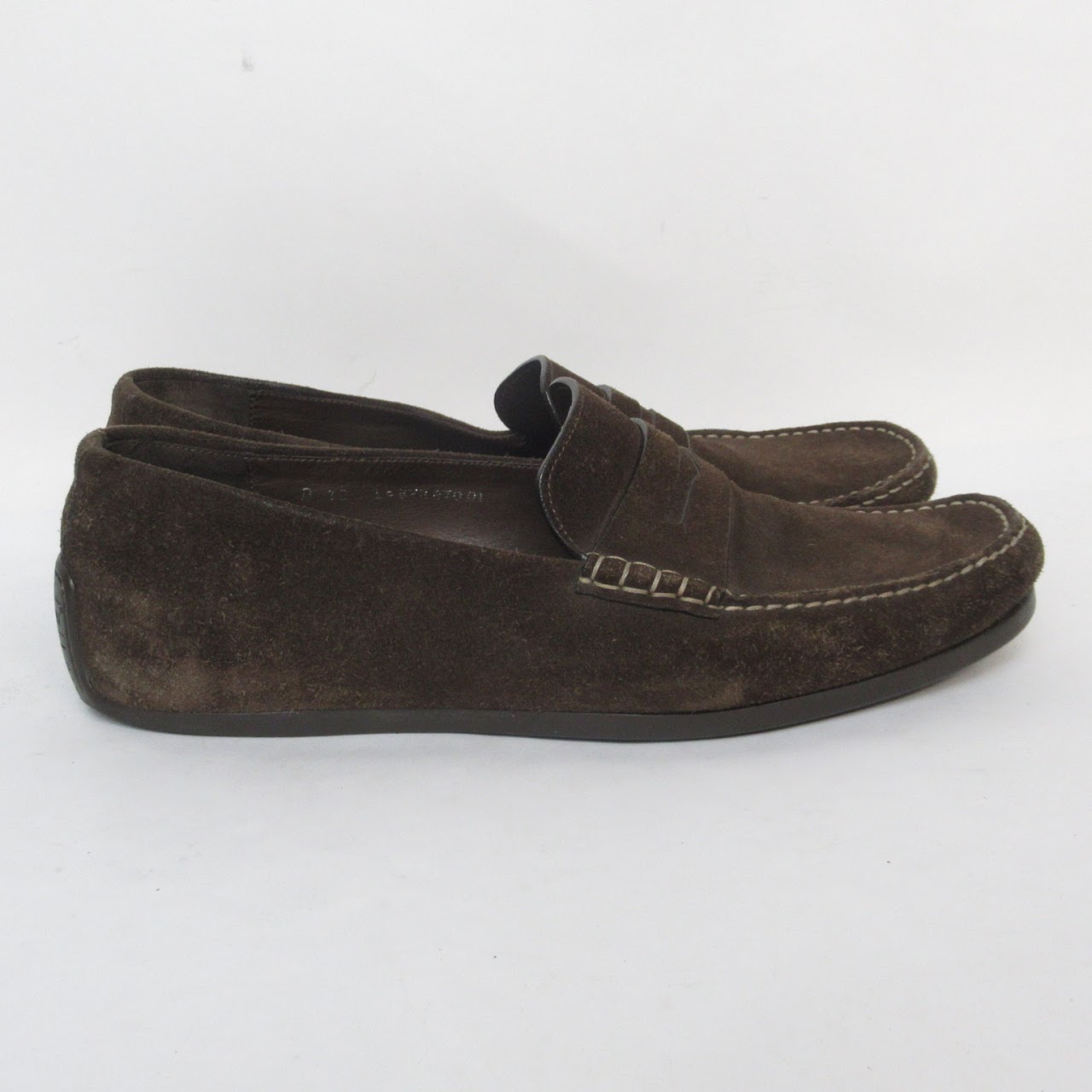 J.M. Weston Suede Driving Loafers