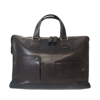 Bally Two-Tone Leather Briefcase