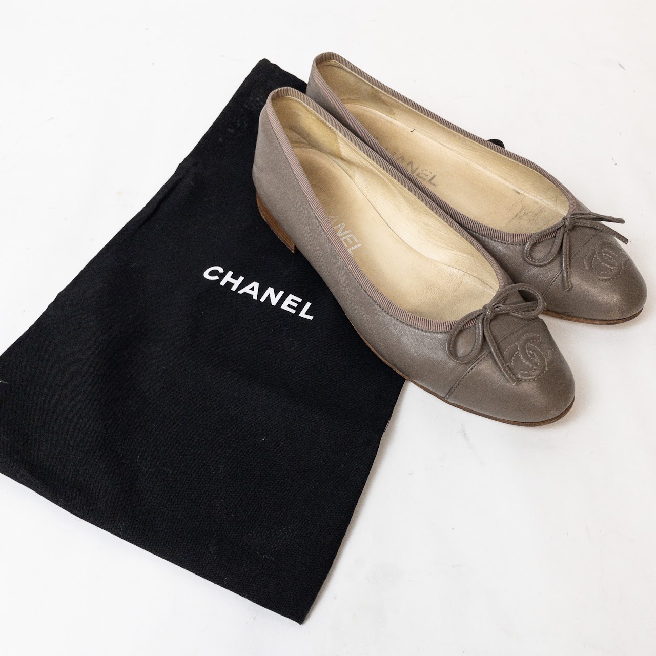 Chanel Leather Ballet Flats